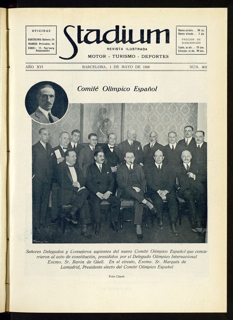 Miniatura de Stadium: revista ilustrada técnica y deportiva del 1 de mayo de 1926, nº 462