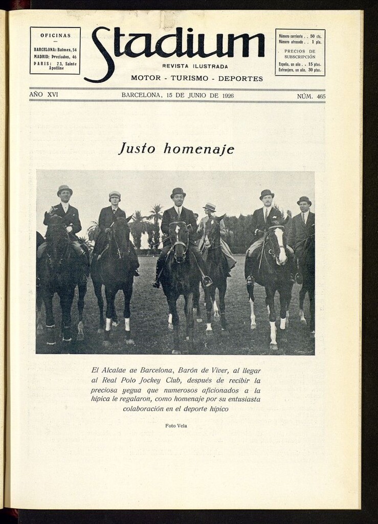 Miniatura de Stadium: revista ilustrada técnica y deportiva del 15 de junio de 1926, nº 465