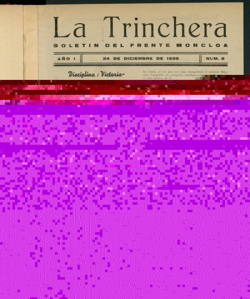 Miniatura de La Trinchera: boletín del Frente Moncloa