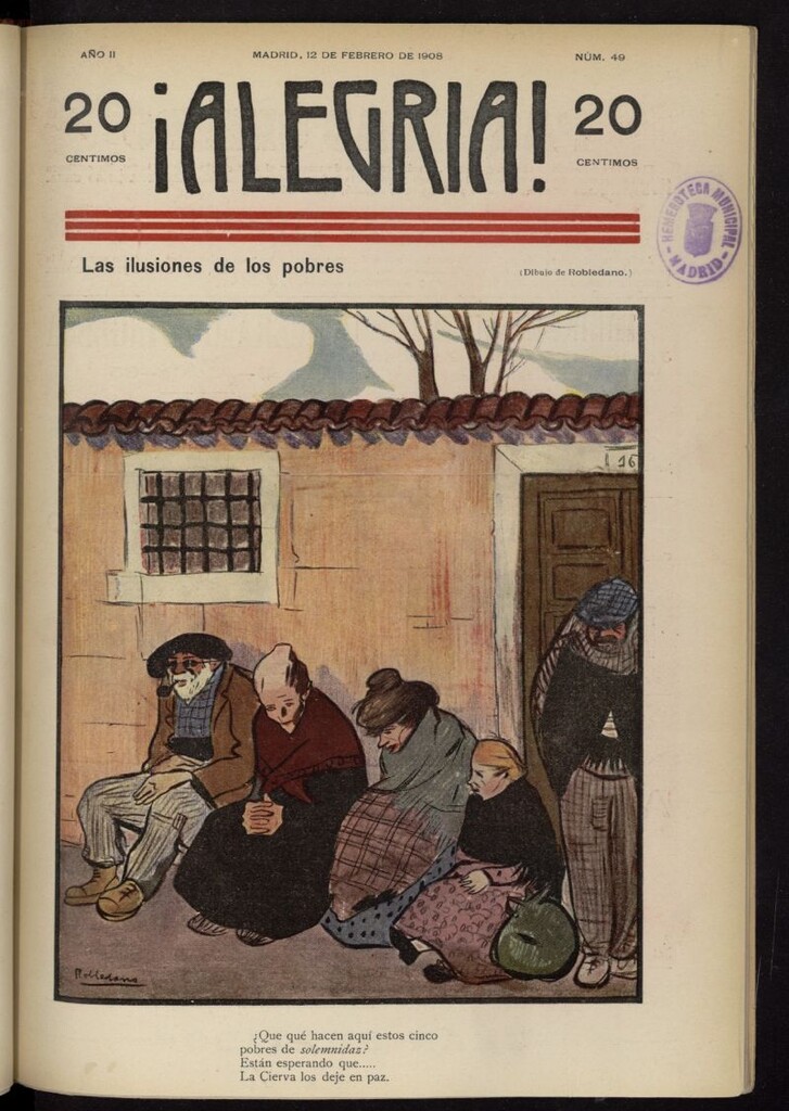 Miniatura de ¡Alegría! del 12 de febrero de 1908, nº 49