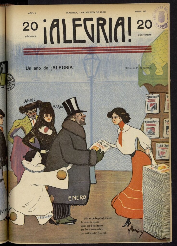 Miniatura de ¡Alegría! del 11 de marzo de 1908, nº 53
