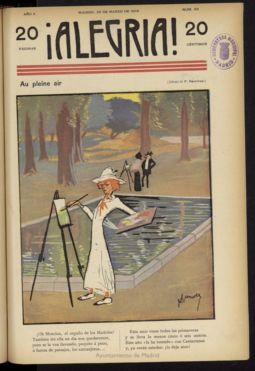 Miniatura de ¡Alegría! del 25 de marzo de 1908, nº 55