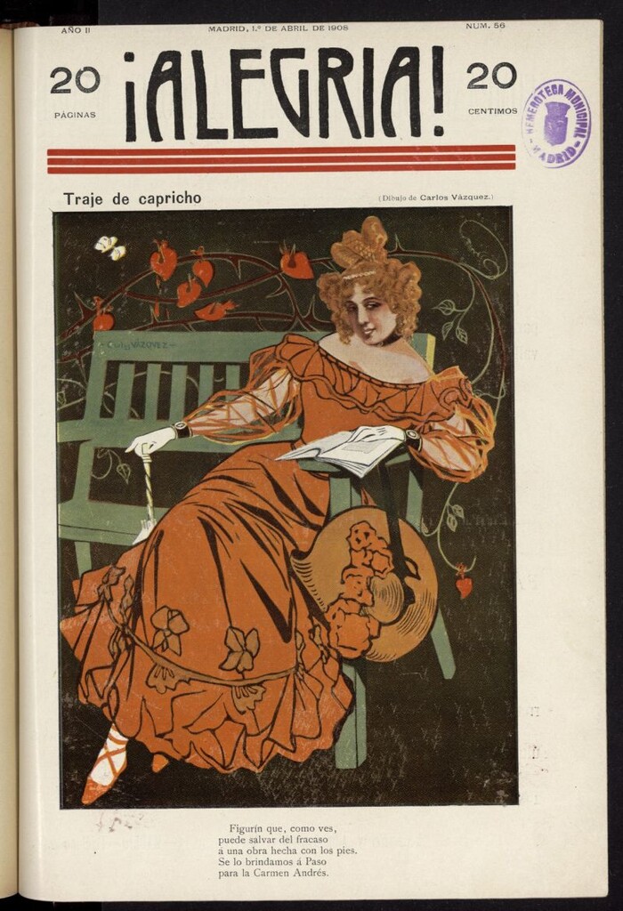 Miniatura de ¡Alegría! del 1 de abril de 1908, nº 56
