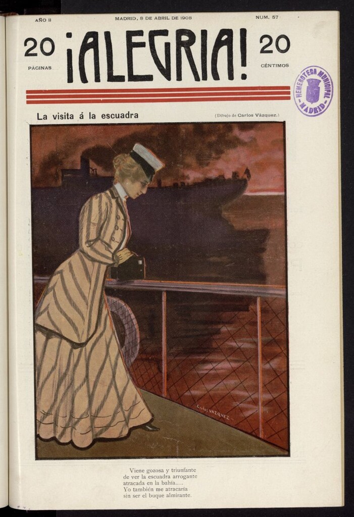 Miniatura de ¡Alegría! del 8 de abril de 1908, nº 57