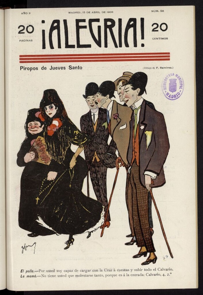 Miniatura de ¡Alegría! del 15 de abril de 1908, nº 58