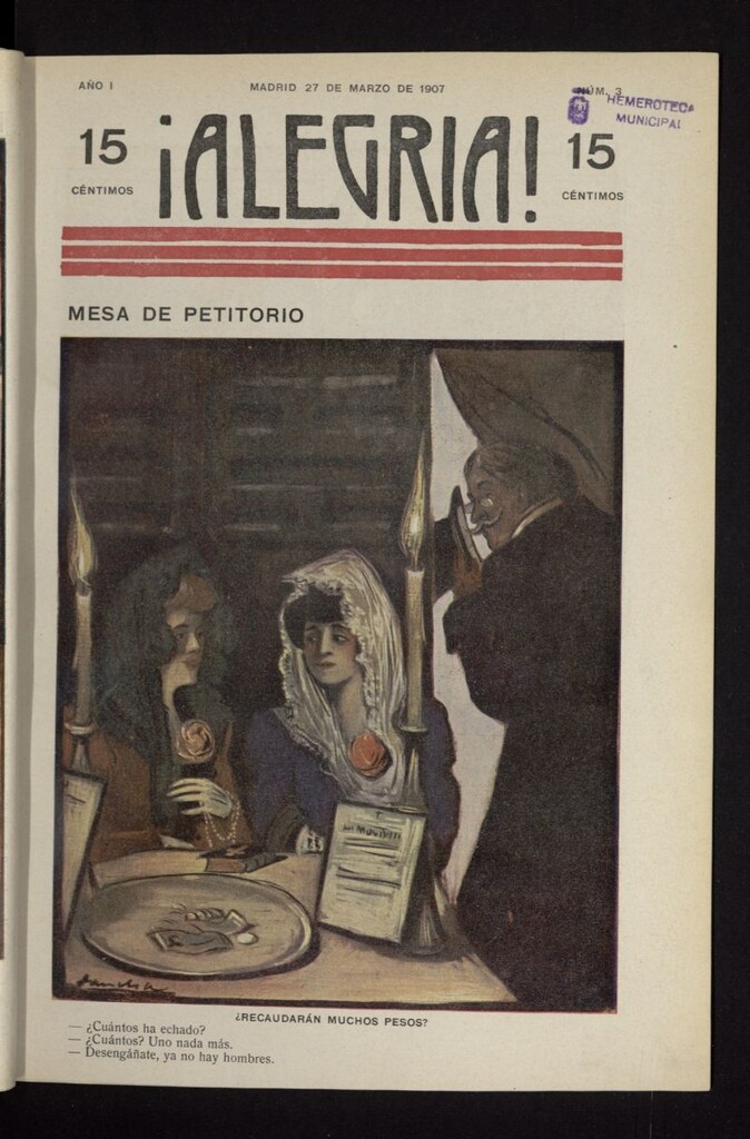 Miniatura de ¡Alegría! del 27 de marzo de 1907, nº 3