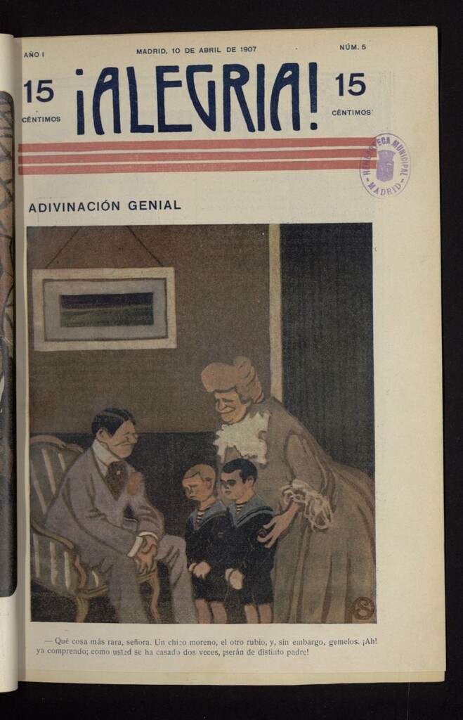 Miniatura de ¡Alegría! del 10 de abril de 1907, nº 5