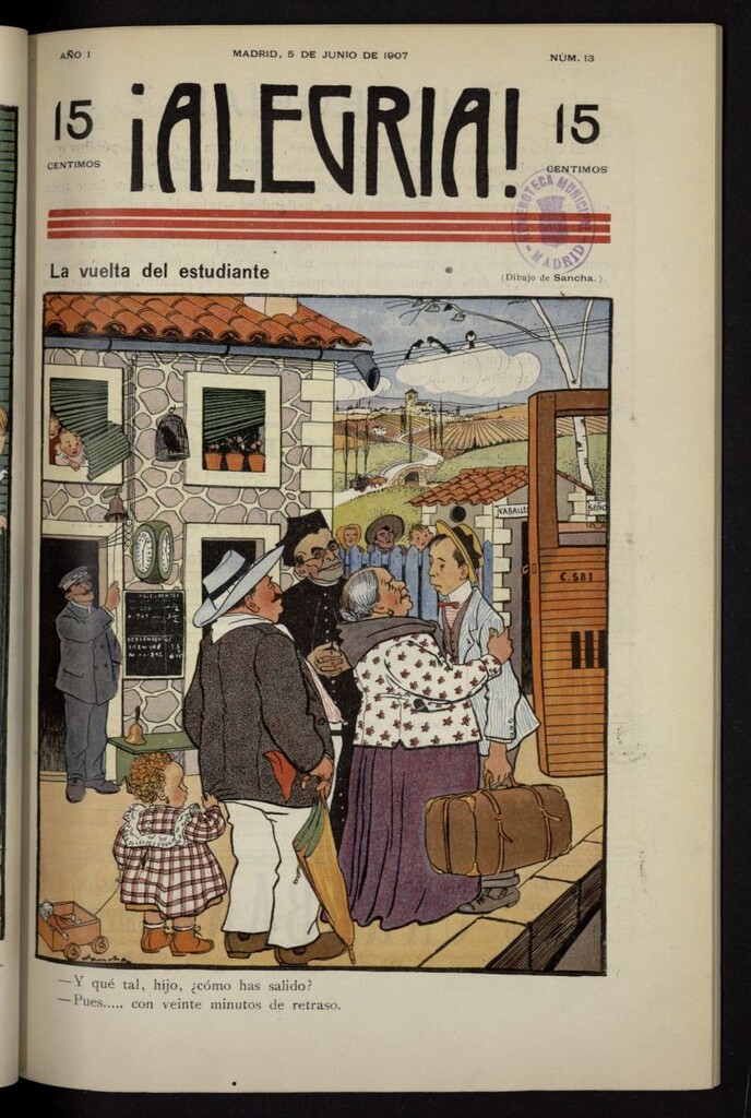 Miniatura de ¡Alegría! del 5 de junio de 1907, nº 13