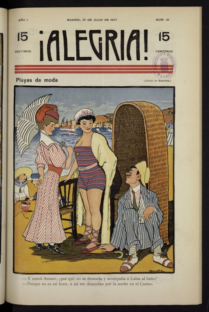 Miniatura de ¡Alegría! del 10 de julio de 1907, nº 18
