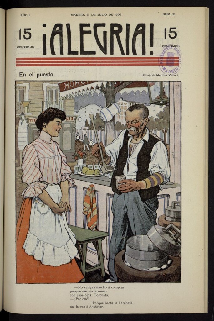 Miniatura de ¡Alegría! del 31 de julio de 1907, nº 21