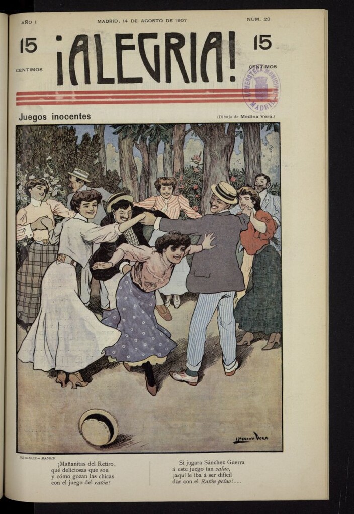 Miniatura de ¡Alegría! del 14 de agosto de 1907, nº 23