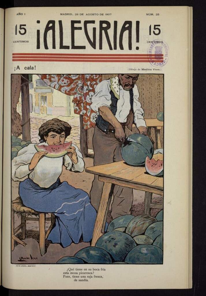 Miniatura de ¡Alegría! del 28 de agosto de 1907, nº 25