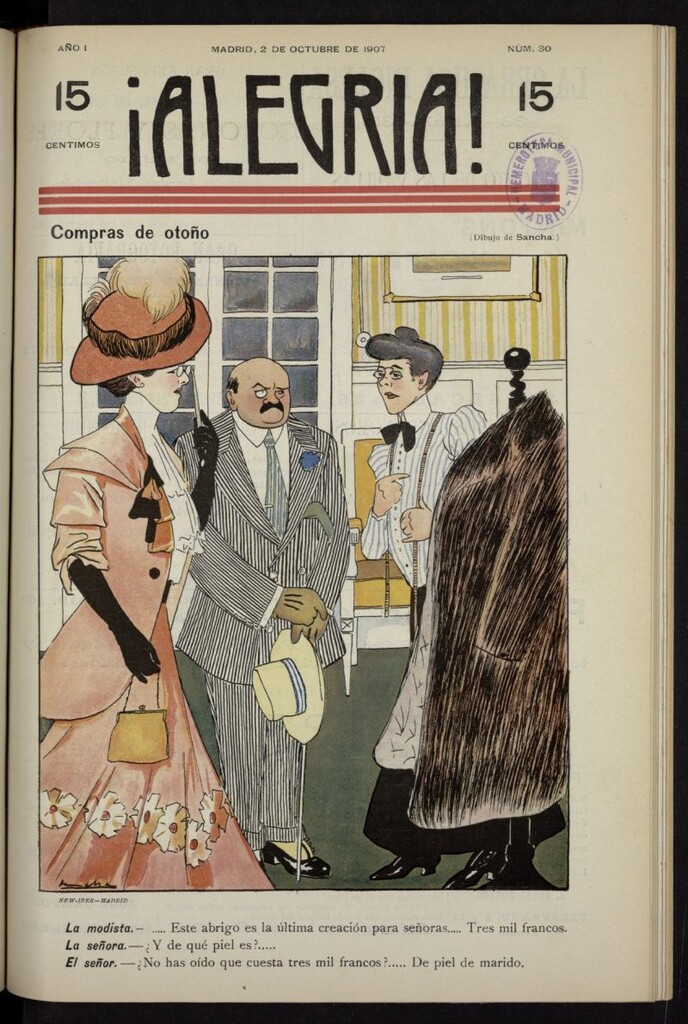 Miniatura de ¡Alegría! del 2 de octubre de 1907, nº 30