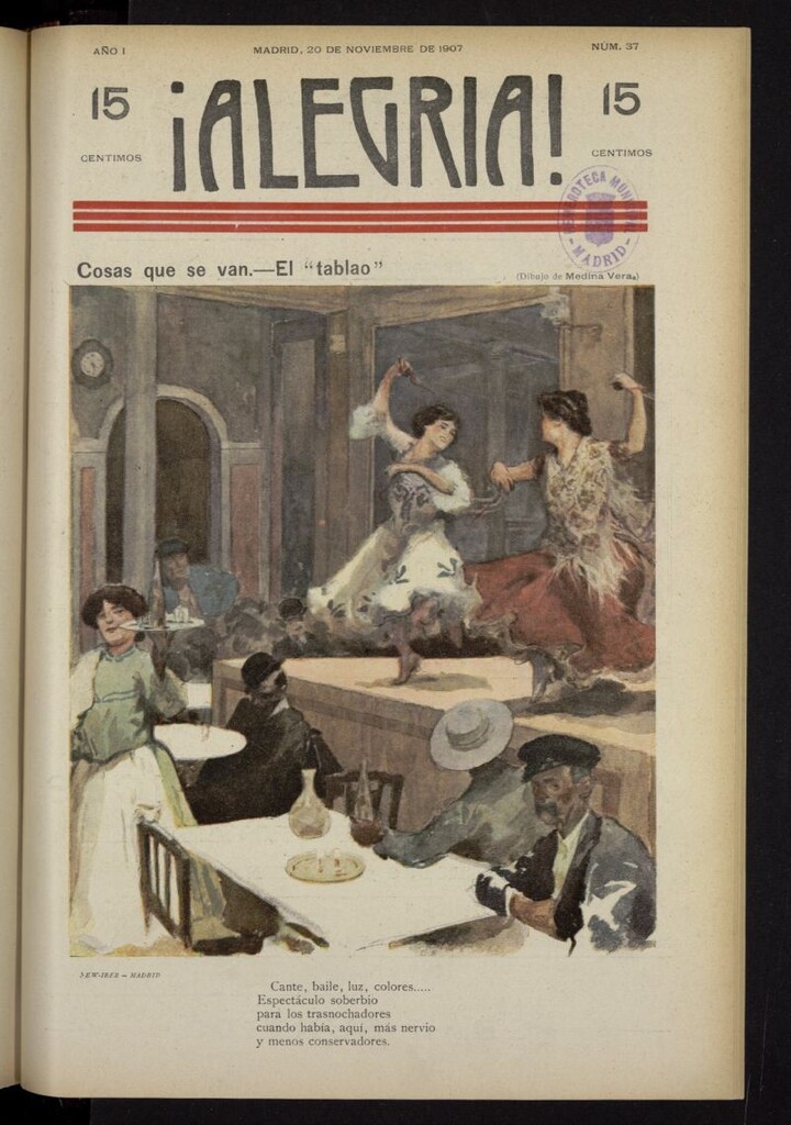 Miniatura de ¡Alegría! del 20 de noviembre de 1907, nº 37