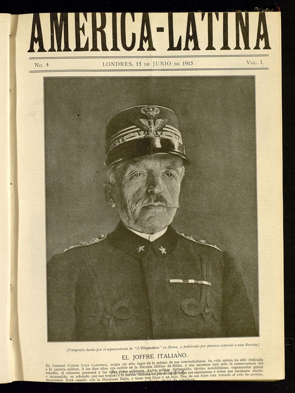 Miniatura de América-Latina del 15 junio de 1915, nº 4
