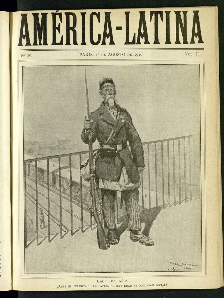 Miniatura de América-Latina del 1 de agosto de 1916, nº 10
