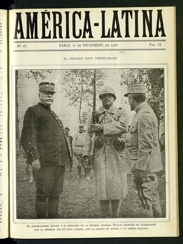 Miniatura de América-Latina del 1 de diciembre de 1916, nº 18