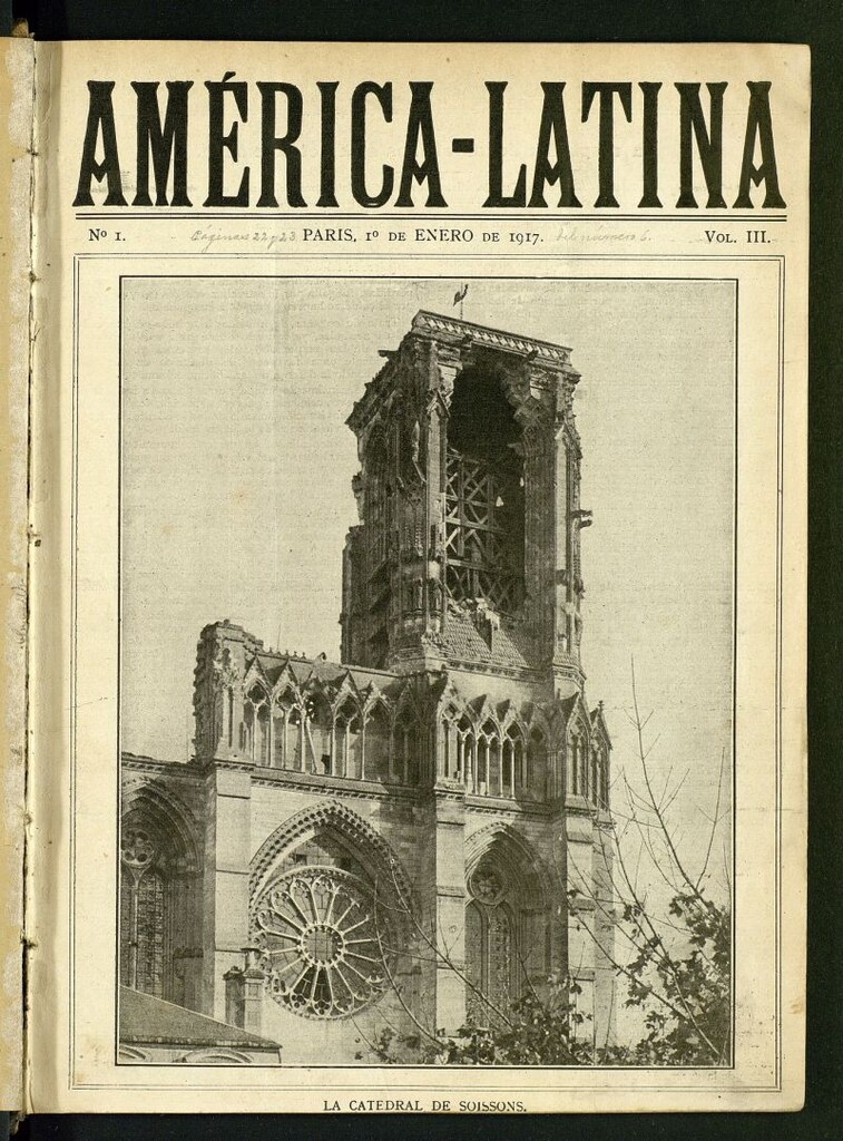Miniatura de América-Latina del 1 de enero de 1917, nº 1