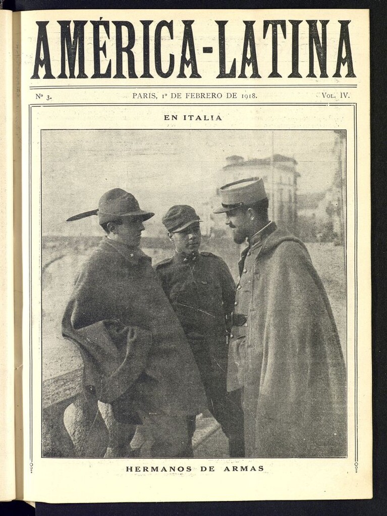 Miniatura de América-Latina del 1 de febrero de 1918, nº 3