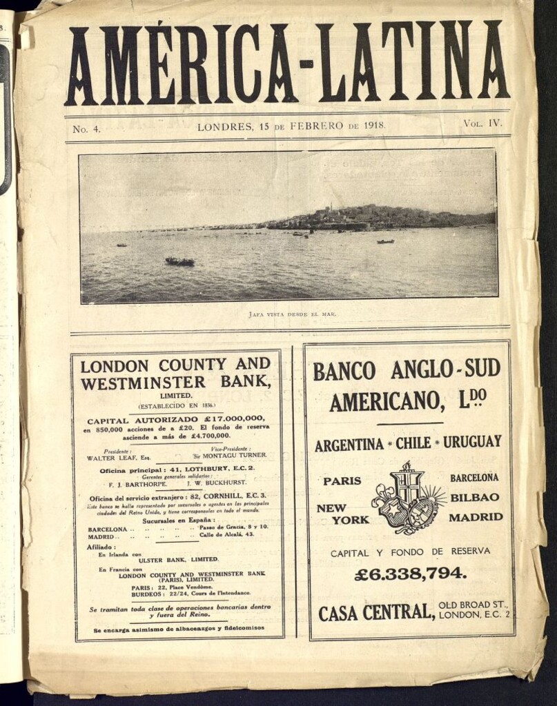 Miniatura de América-Latina del 15 de febrero de 1918, nº 4