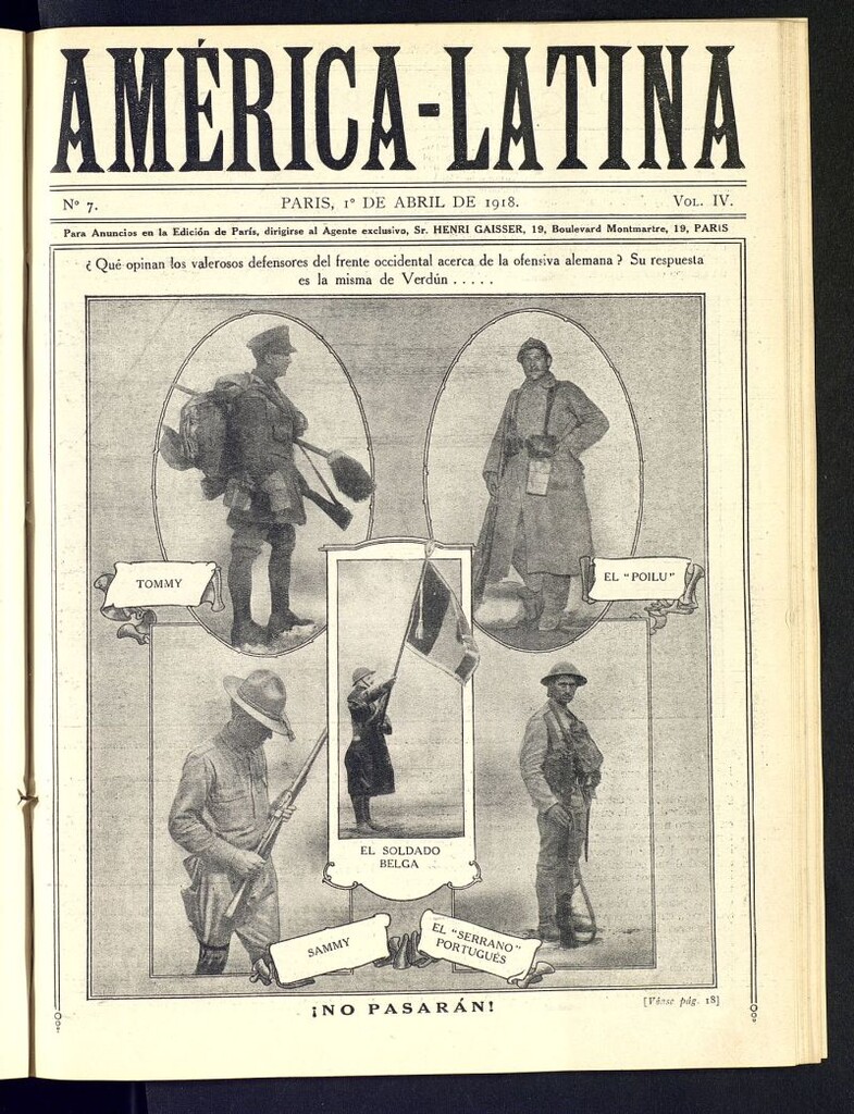 Miniatura de América-Latina del 1 de abril de 1918, nº 7