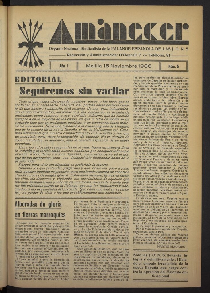 Miniatura de Amanecer del 15 de noviembre de 1936, nº 5