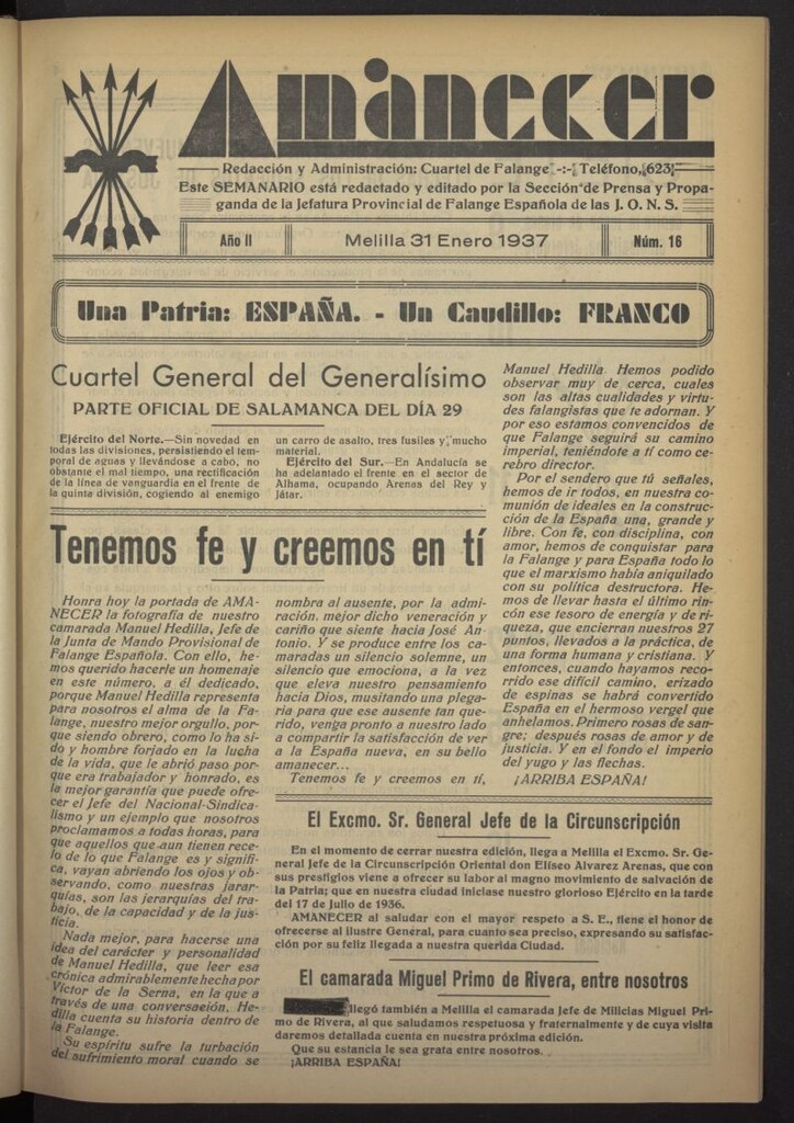 Miniatura de Amanecer del 31 de enero de 1937, nº 16