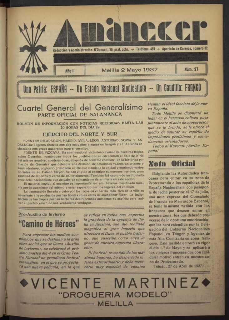 Miniatura de Amanecer del 2 de mayo de 1937, nº 27