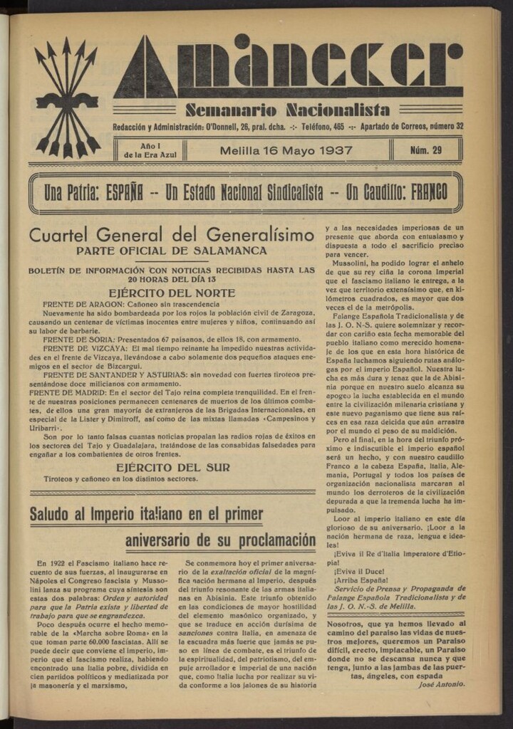 Miniatura de Amanecer del 16 de mayo de 1937, nº 29