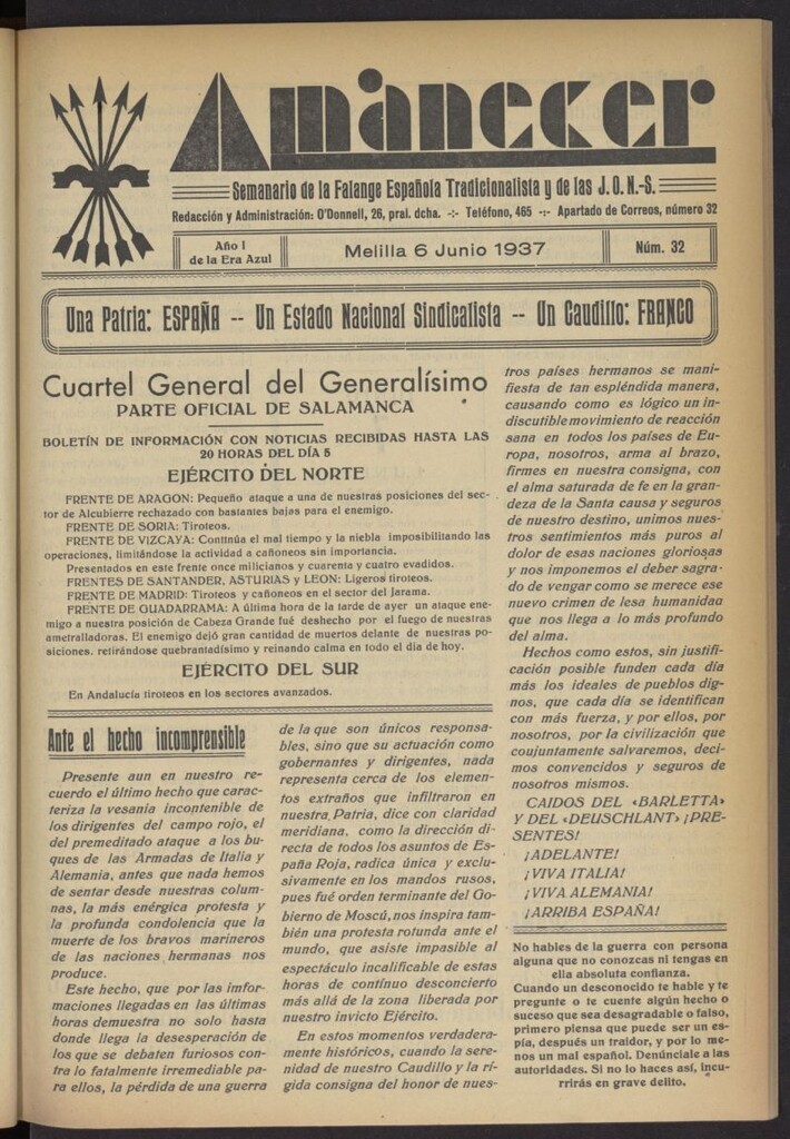 Miniatura de Amanecer del 6 de junio de 1937, nº 32