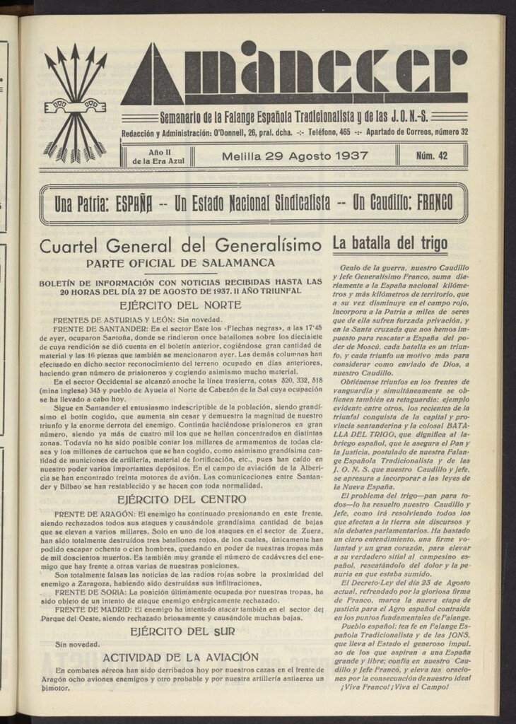 Miniatura de Amanecer del 29 de agosto de 1937, nº 42