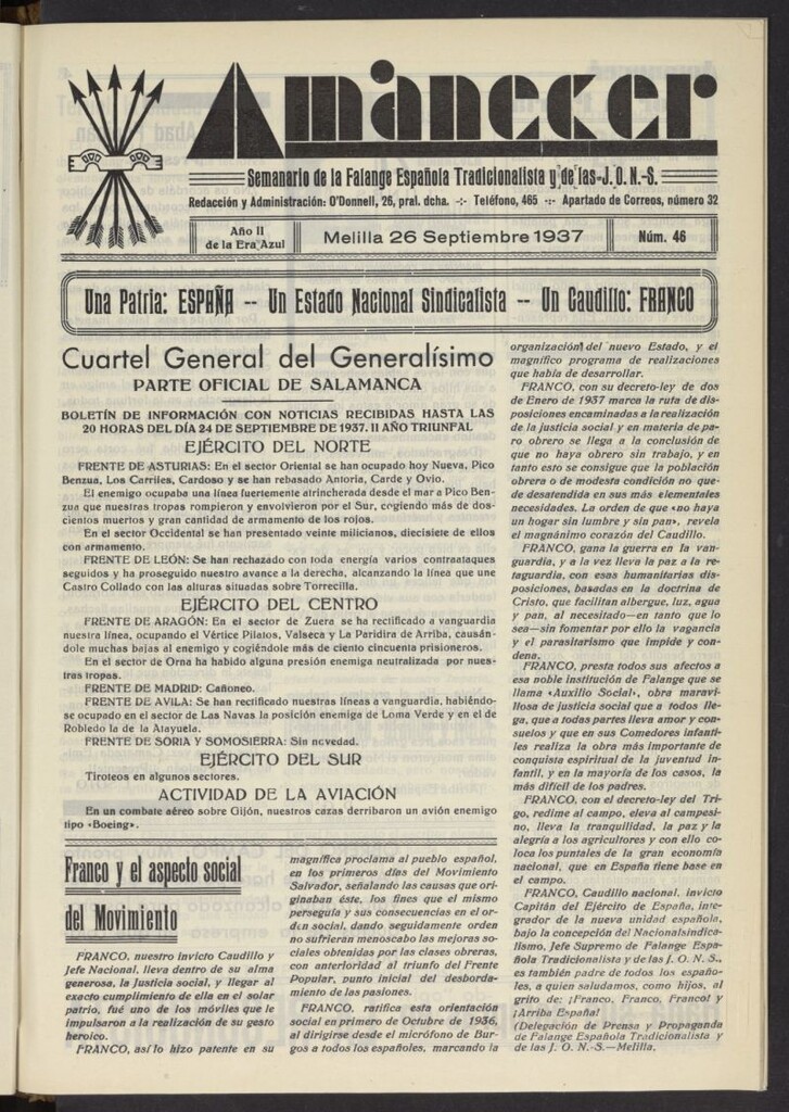 Miniatura de Amanecer del 26 de septiembre de 1937, nº 46