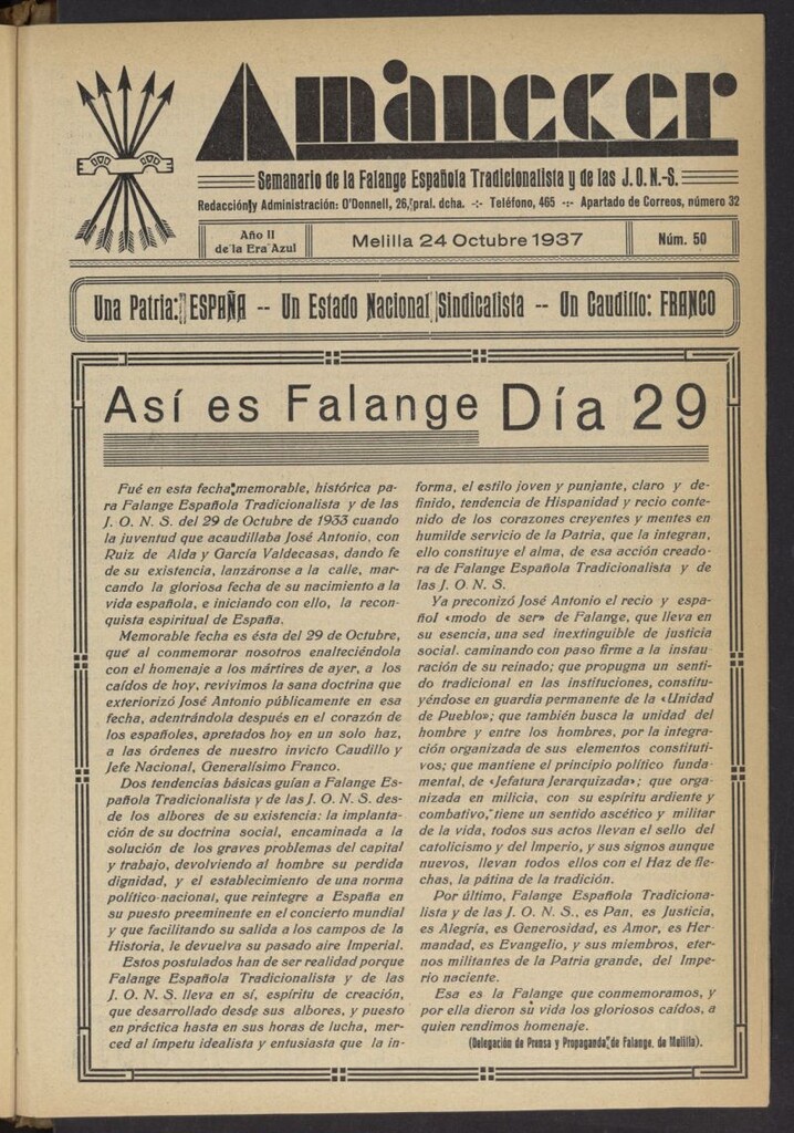 Miniatura de Amanecer del 24 de octubre de 1937, nº 50