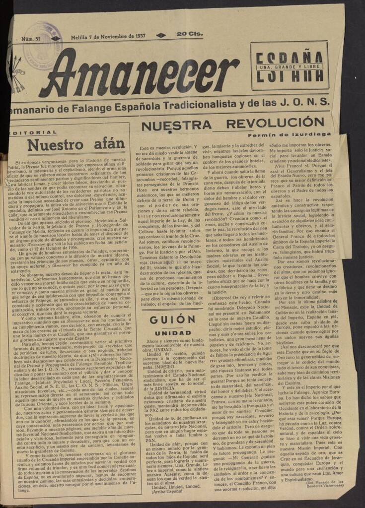 Miniatura de Amanecer del 7 de noviembre de 1937, nº 51