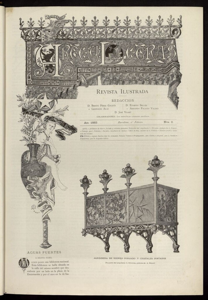 Miniatura de Arte y Letras: revista ilustrada del 1 de febrero de 1883, nº 6