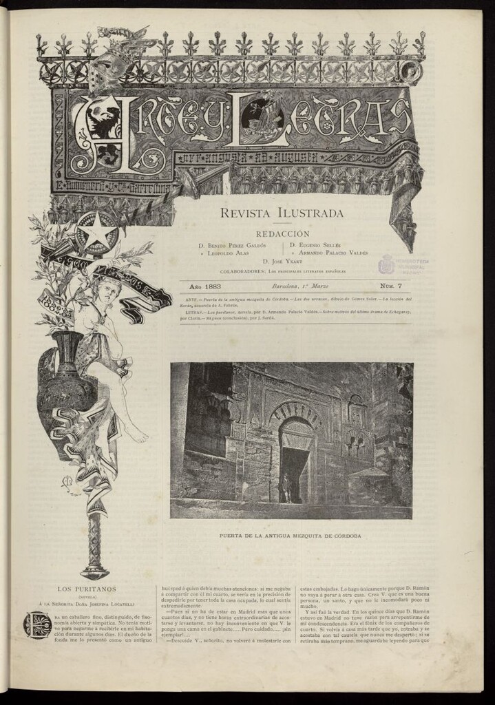 Miniatura de Arte y Letras: revista ilustrada del 1 de marzo de 1883, nº 7
