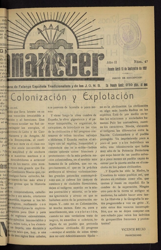 Miniatura de Amanecer del 13 de septiembre de 1937, nº 47