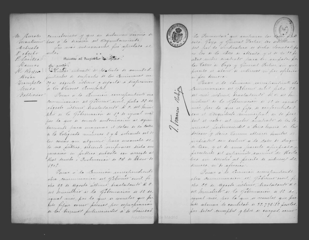 Miniatura de Actas de acuerdos del Ayuntamiento. Tomo 526 del año 1911 (1 septiembre a 24 noviembre)