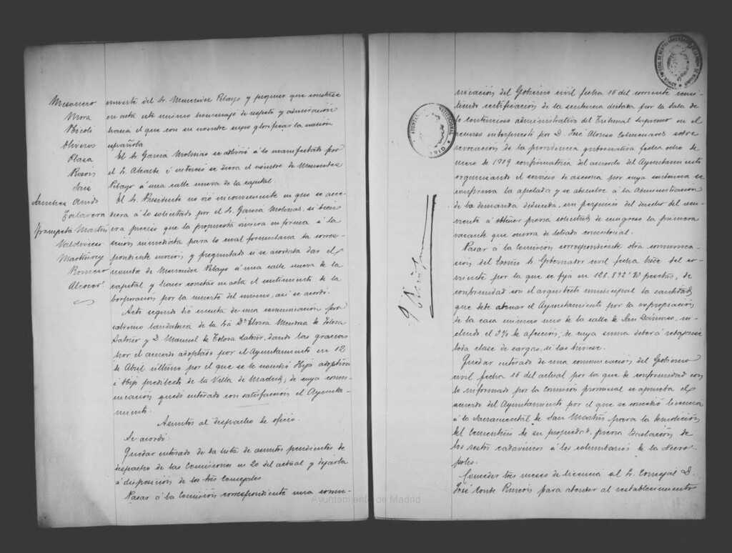 Miniatura de Actas de acuerdos del Ayuntamiento. Tomo 531 del año 1912 (24 mayo a 30 agosto)