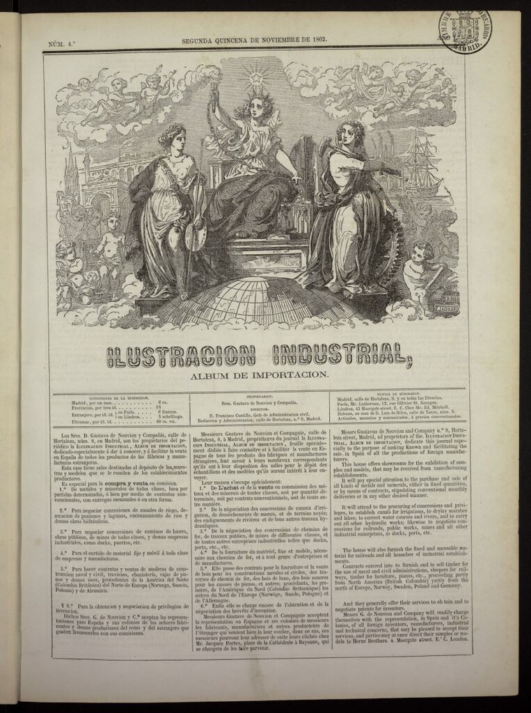 Miniatura de Ilustración Industrial: álbum de importación de la segunda quincena de noviembre de 1862, nº 4