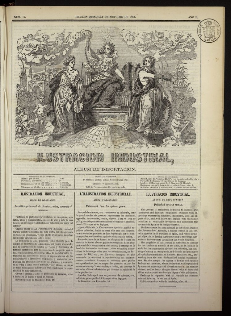 Miniatura de Ilustración Industrial: álbum de importación de la primera quincena de octubre de 1863, nº 17