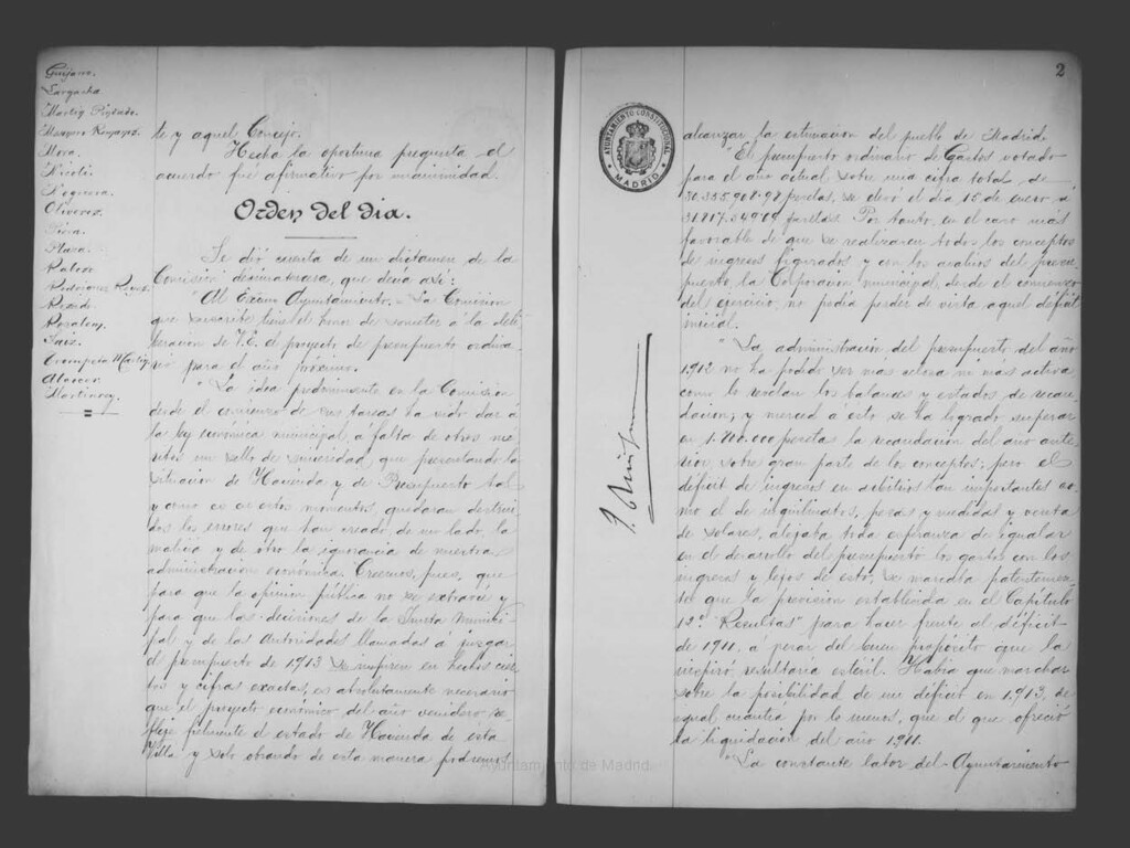 Miniatura de Actas de acuerdos del Ayuntamiento. Tomo 533 del año 1912 (28 noviembre a 28 diciembre)