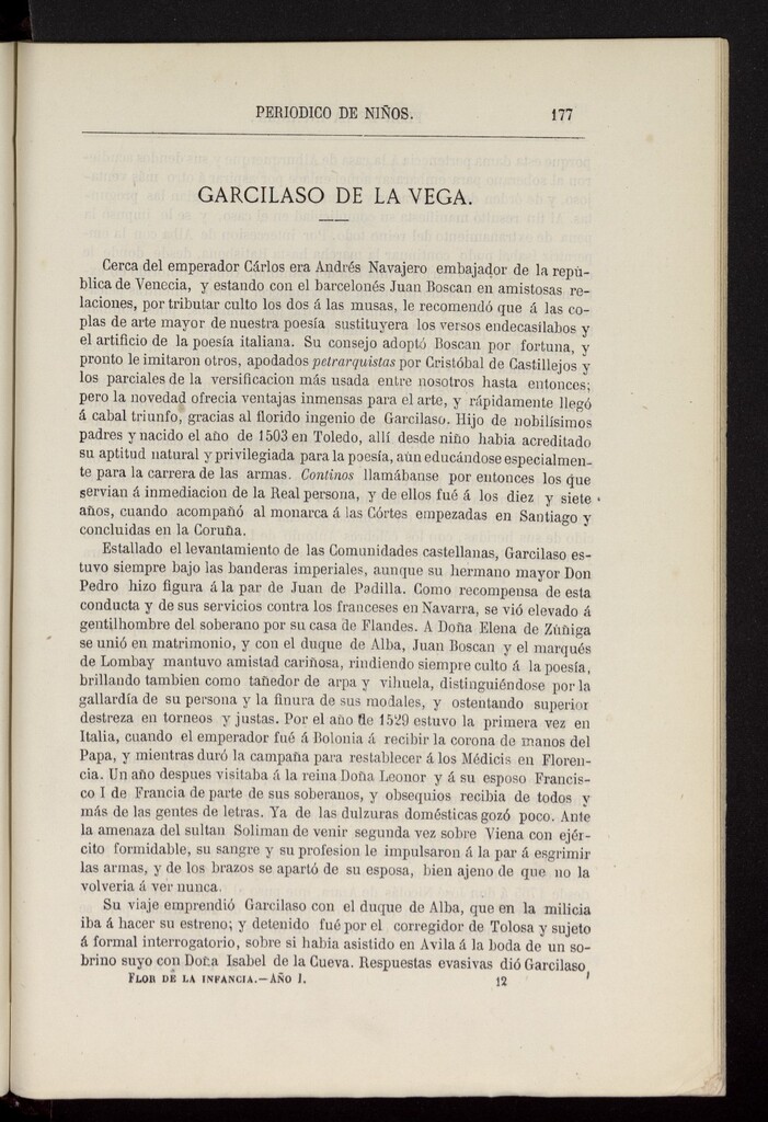 Miniatura de Flor de la Infancia : periódico de niños, número 12