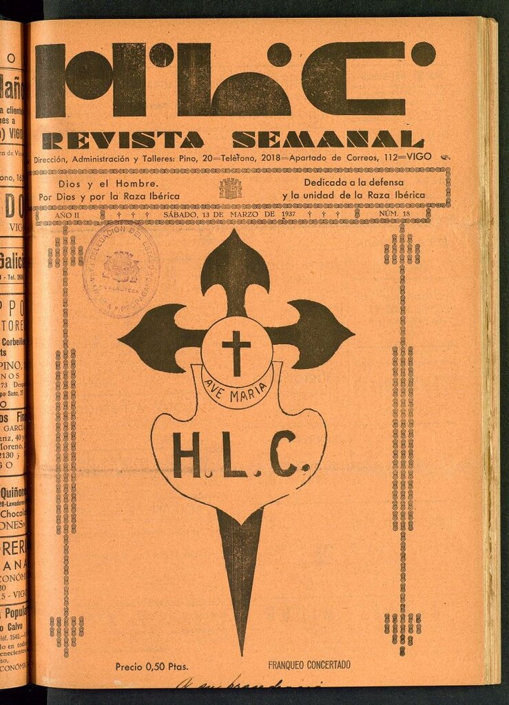 Miniatura de HLC : revista semanal del 13 de marzo de 1937, nº 18
