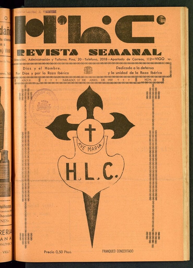 Miniatura de HLC : revista semanal del 17 de abril de 1937, nº 22
