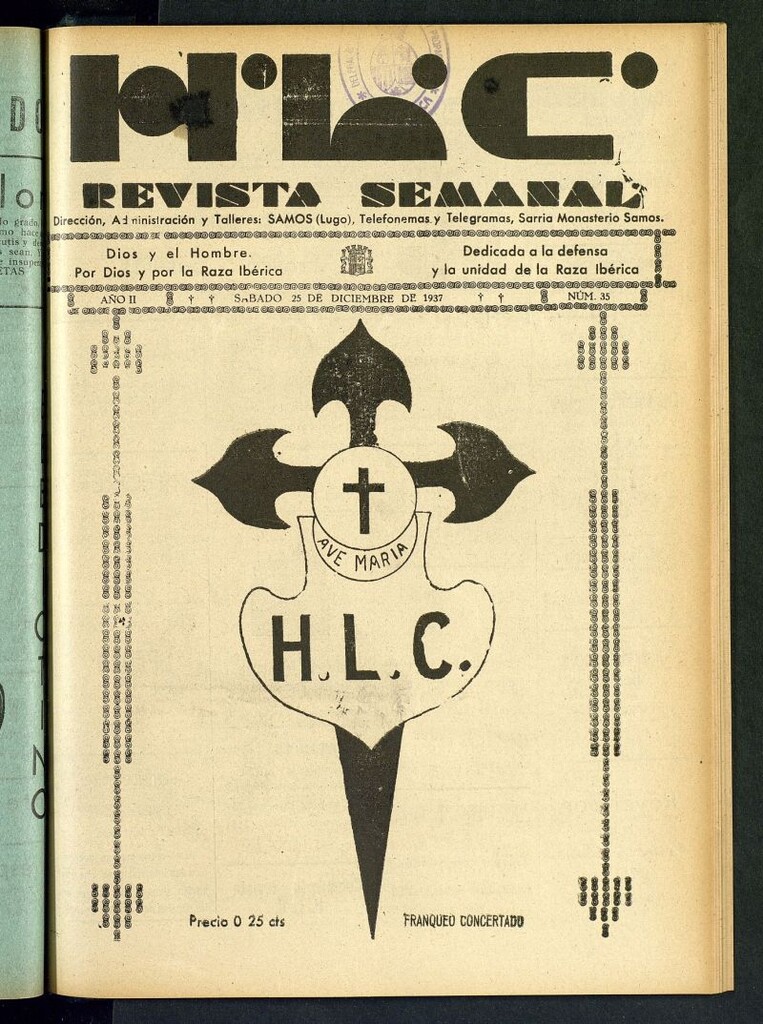 Miniatura de HLC : revista semanal del 25 de diciembre de 1937, nº 35