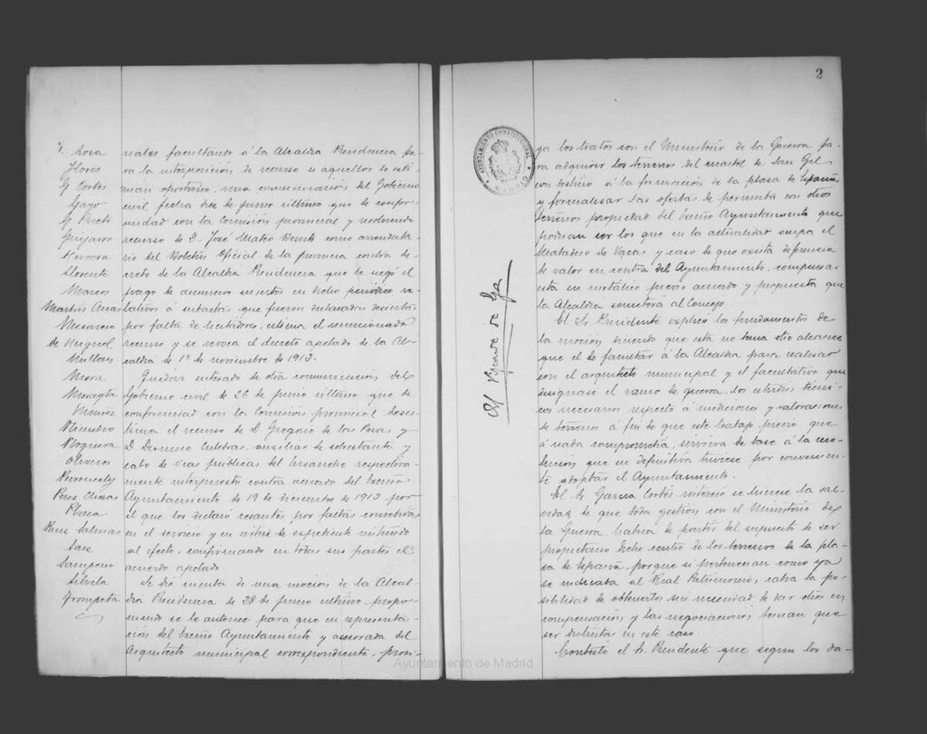 Miniatura de Actas de acuerdos del Ayuntamiento. Tomo 544 del año 1914 (3 julio a 18 septiembre)