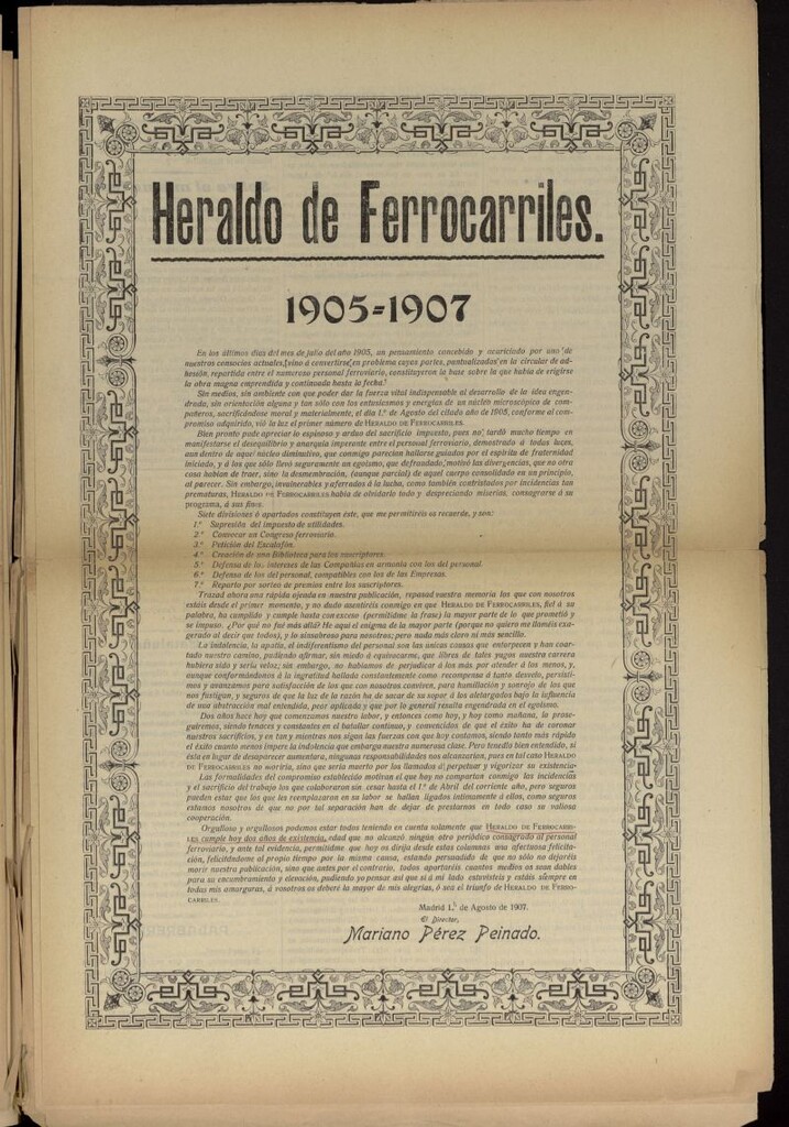 Miniatura de Heraldo de Ferrocarriles : periódico quincenal de 1905 a 1907, nº 44