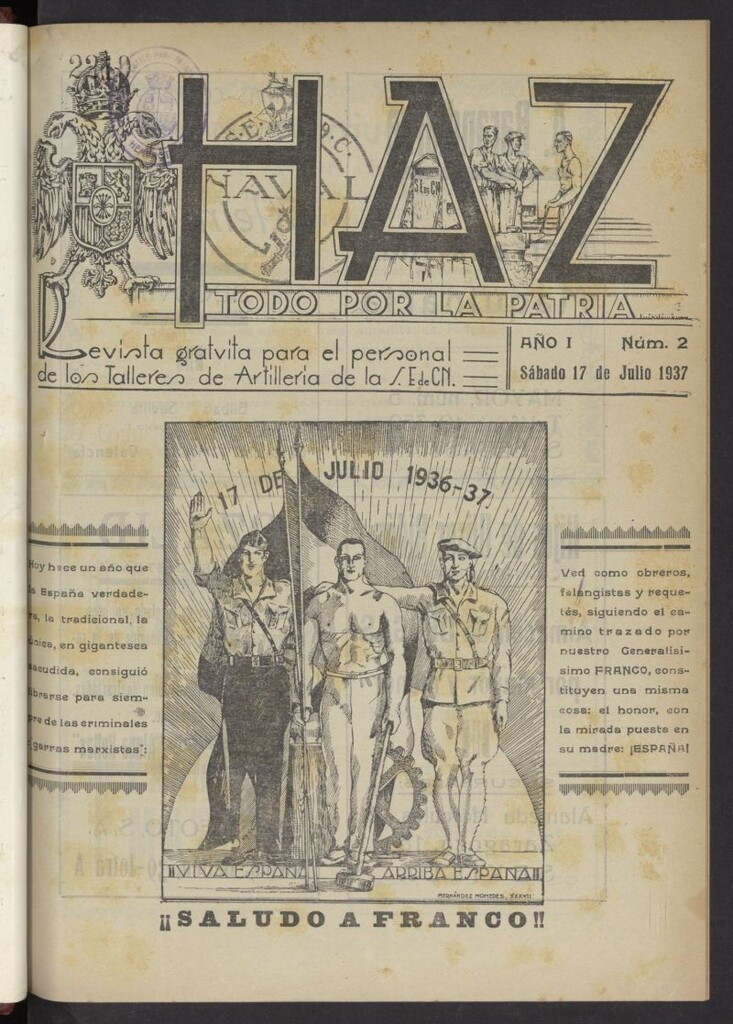 Miniatura de Haz del 17 de julio de 1937, nº 2