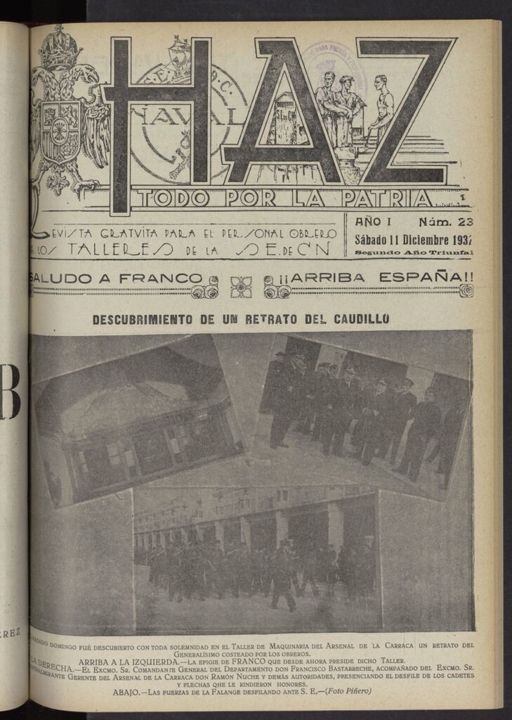 Miniatura de Haz del 11 de diciembre de 1937, nº 23
